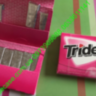 Жевачка Trident Bubble gum Баббл Гам Жвачка тридент без сахара американская жевательная резинка USA 14 стиков