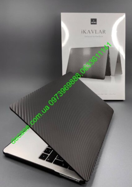 Накладки пластик MacBook Wiwu Kevlar green/black Pro Retina 13.3 Air 13.3