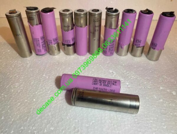 Високотокові акумулятори 3000mA Samsung INR 18650 30Q