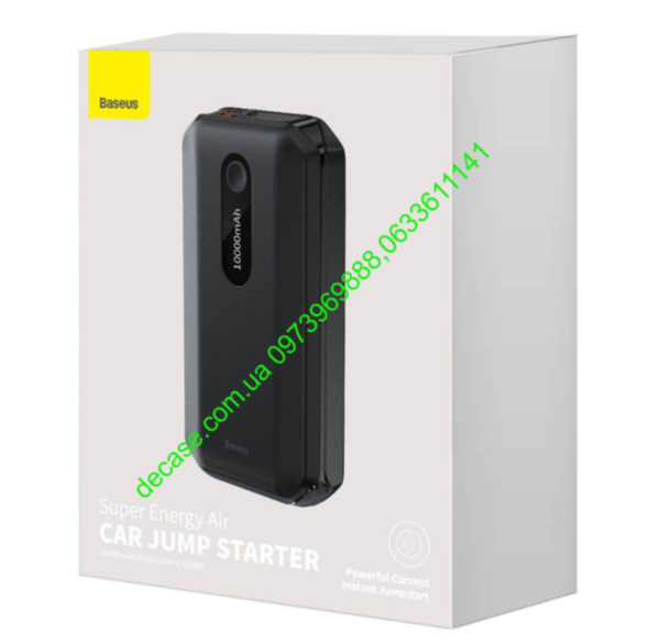Baseus Super Energy Air Car Jump Starter 1000 А
