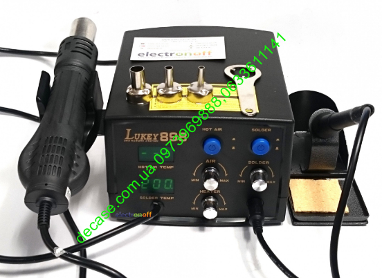 Паяльная станция Lukey 898 Фен + паяльник