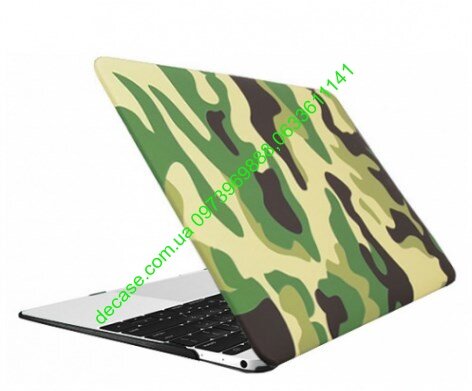 Hardshell Green Khaki для Macbook air/pro 13,3'' 2008-2020 A1706/A1708 A1989/A2159 камуфляжный чехол зеленый хаки  