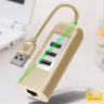 Hub Remax OR 3USB + Ethernet RU-U4