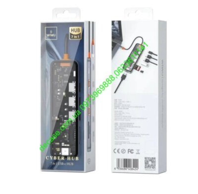 Переходник Hub Type-C 7 in 1 Wiwu Apollo HDMI CB007 