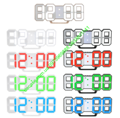 Настольные электронные LED часы с юсб CX-2218 температура дата