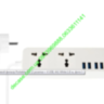 Сетевой фильтр Portable 203 2 розетки 4USB 4A 1.8м 