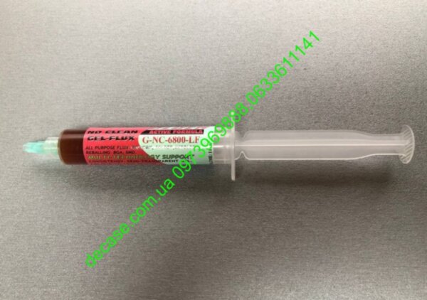 CHIPSOLDER G-NC-6800LF 11 ml безотмывочный флюс для пайки и демонтажа BGA и SMD компонентов