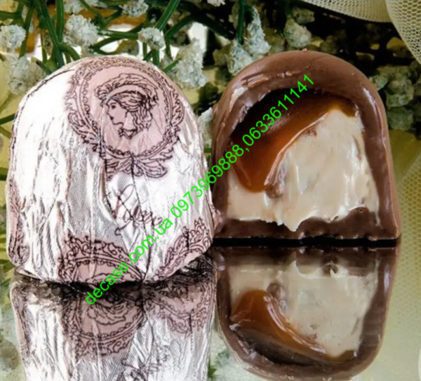 Шоколадные греческие конфеты Toffee besquit Laurence Тофі бісквіт Laurence 500 g