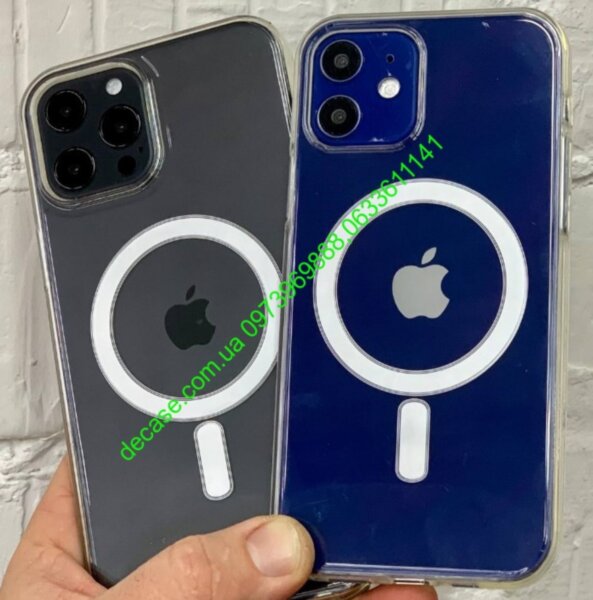Чехол на iPhone Clear Case with MagSafe iPhone 12 Pro ( 6’1”) 12 Pro Max ( 6’7” )