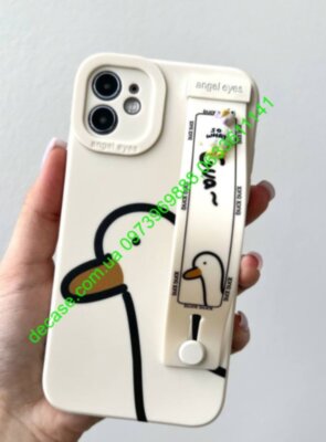 Чохол з тримачем уточка качка ga-ga Duck IPhone 12  14 pro max