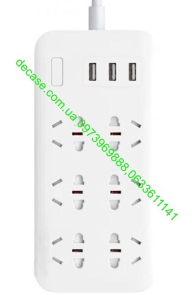 Сетевой фильтр Xiaomi (OR) Mijia Power Strip 6 розеток 3 USB 1.8 m CXB6-1QM