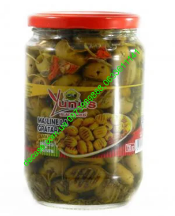 Зелёные оливки без косточки на гриле Yunus 680g