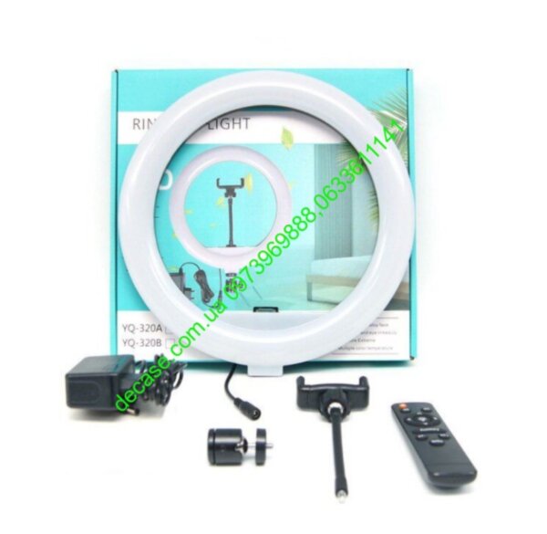 Кольцевая LED лампа YQ320A 30см