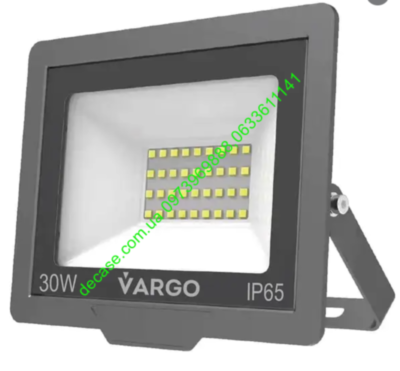Світлодіодний прожектор 30w VARGO +DD LED прожектор 30 ват 2700lm 6500K Високоякісний прожектор із датчиком руху