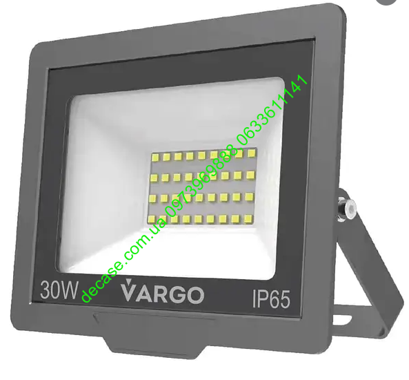 Світлодіодний прожектор 30w VARGO +DD LED прожектор 30 ват 2700lm 6500K Високоякісний прожектор із датчиком руху