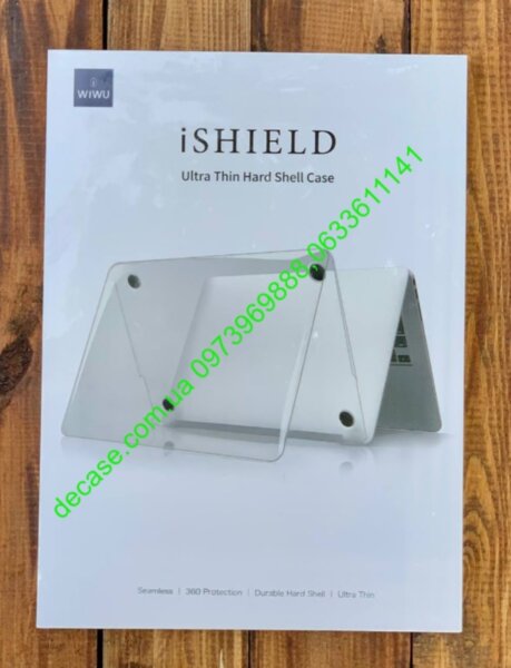 Ультратонкий Чехол Wiwu iShield для MAcBook 13" двухсторонний прозрачный