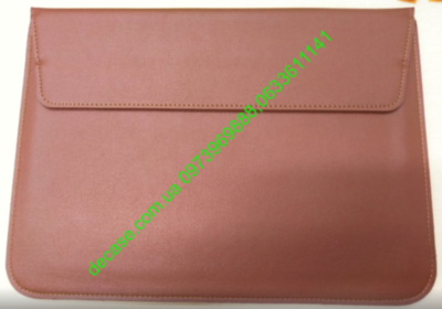 Папка конверт под кожу Macbook 13.3'' 14" 15.4"  
