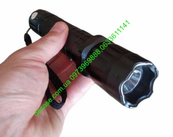 Фонарь-электрошокер отпугиватель собак Напряжение - 156,000 кВольт