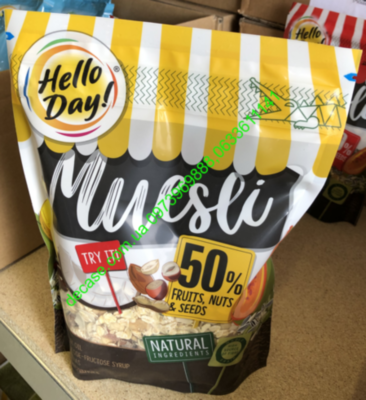 Мюсли Hello Day Muesli Fruits Nuts Польша