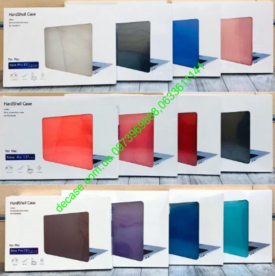 Чехол накладка Macbook Pro 13,3" 2016-2020 mix