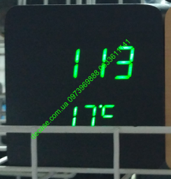 Часы куб Vst-872 black Green