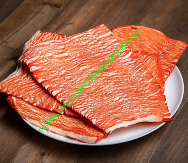 Пласт крабу 1kg найкорисніший з кальмарових смаколиків  Філе перуанського кальмару