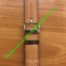 Ремешок Луи Витон Louis Vuitton для Apple Watch 45/44/42 эко-кожа реплика Буквы Brown