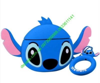 Чохол disney (+ кільце) до навушників apple airpods стіч 