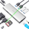 11в1 Hub Type-C Wwu Alpha A11 USB-C to 3xUSB3.0 USB2.0 USB Type-C SD Micro SD HDMI RJ45 Stereo VGA