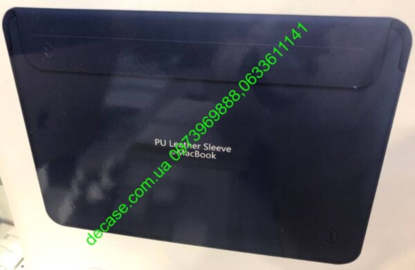 WIWU Skin Pro 2 Leather Sleeve MacBook Pro 13,3" 2020 blue