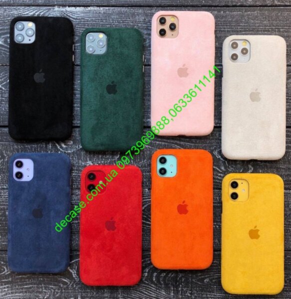 Чехол алькантаре ALCANTARA FULL для iPhone 13 про 12 / 12 Pro
