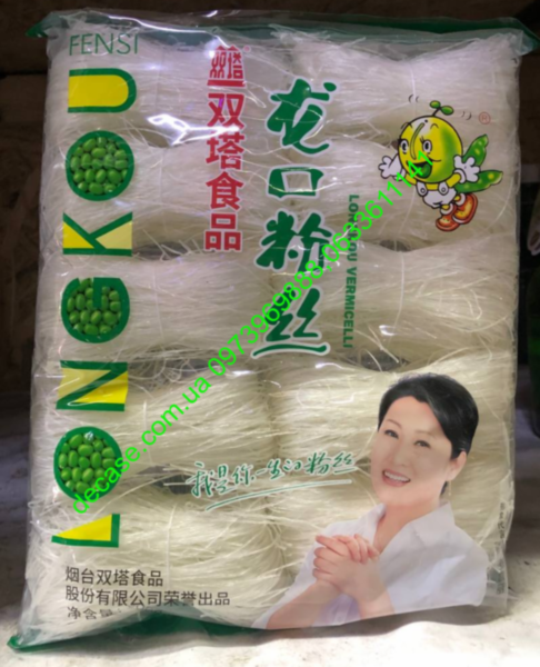 Соевая лапша Фунчоза Langkou Vermicelli Fensi 500 г