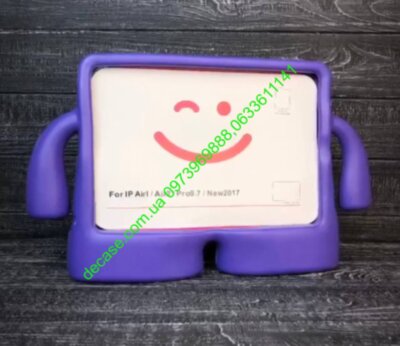 Детский дисней чехол с ручками Apple iPad 7th 10.2" 2019 фиолетовый