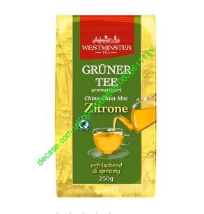 Зеленый листовой чай Westminster Gruner Tee China Chun Mee Zitrone 250 г Германия