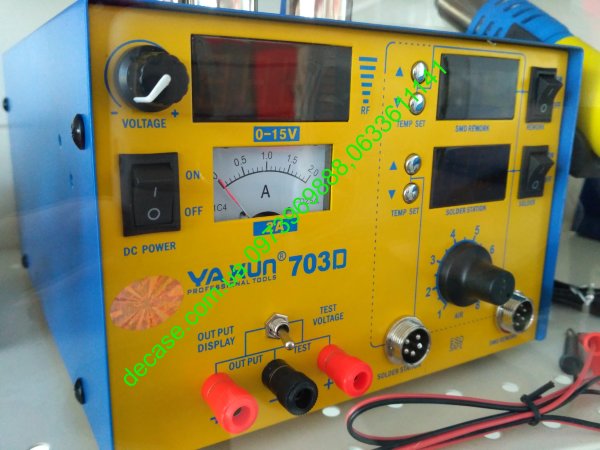Паяльная станция YX 703D Фен источник питания 2 А