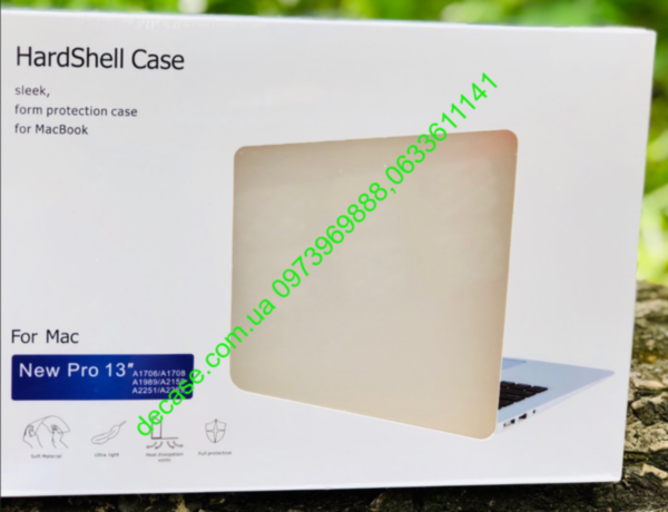 Clear MacBook New Pro 13 2020 A2289/A2251/A2159/A1989/A1706/A1708