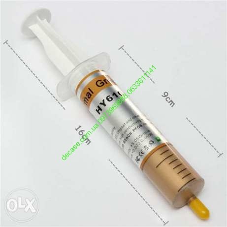 Термо-паста HY-610 шприц 30 грам Gold