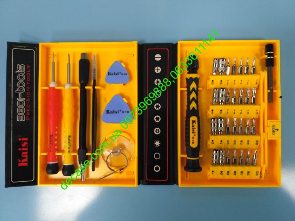 Набор прецизионных отверток 3801 yellow
