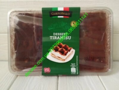 Торт тирамису GustoBello Dessert Tiramisu 500 г Італія Тірамісу gustobello  Италия