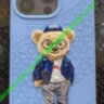 Чохол Polo Crete Leather Case Santa Barbara Bear Crete iPhone 13Pro Max 14 Pro