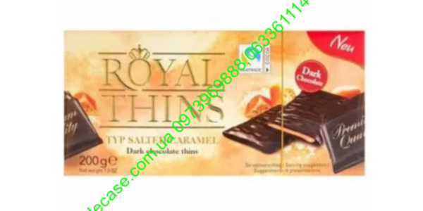 Chocolate Royal Thins солёная карамель 200g