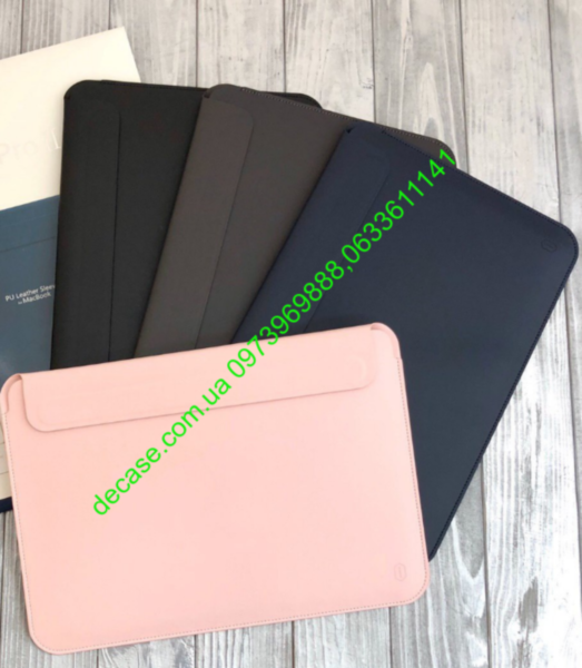 Папка конверт WIWU Skin Pro2 Leather на MacBook 16”