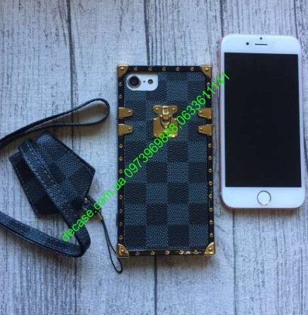 Чехол Луи Веттон LV Louis Vuitton iPhone 7 plus айфон 8 плюс Квадратный