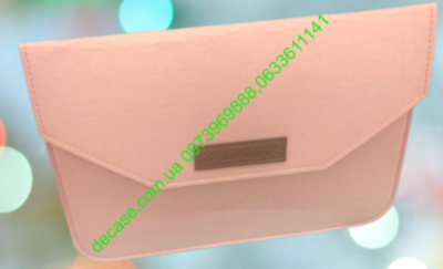 Папка конверт для ноутбука для MacBook Чехол конверт ZAMAX для MacBook 13" Peach Персиковый Чехол папка войлок на Макбук про 2017 года 13 дюймов
